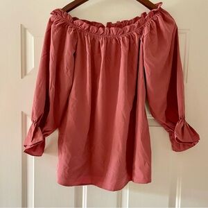 Pink versatile top.